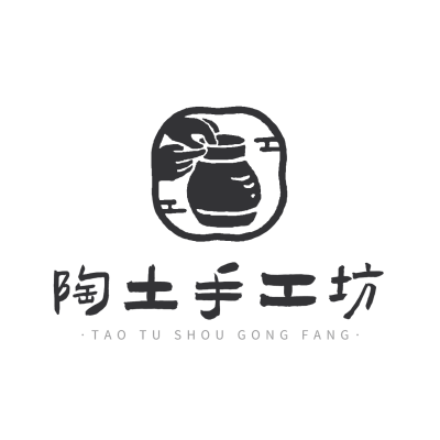 陶艺馆手工坊娱乐logo设计
