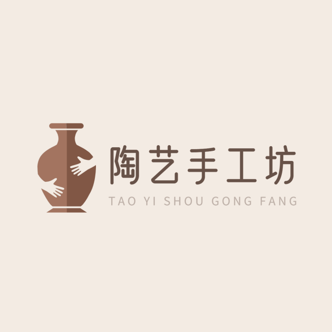 手工坊陶艺手工坊logo设计预览效果