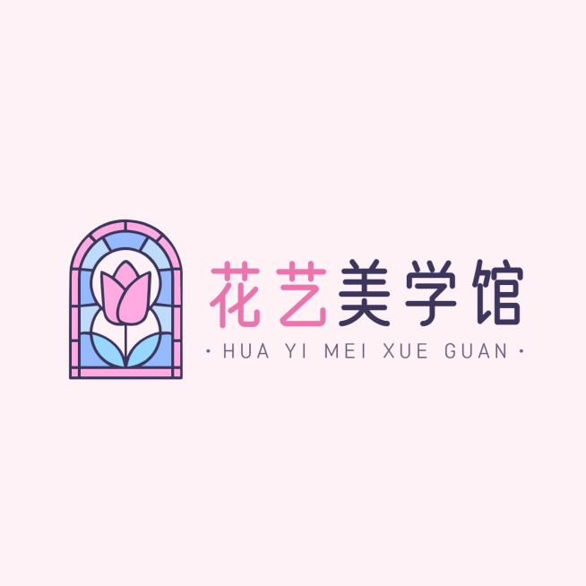 花艺馆手工坊logo设计预览效果