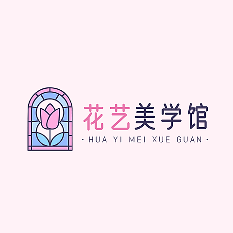 花艺馆手工坊logo设计