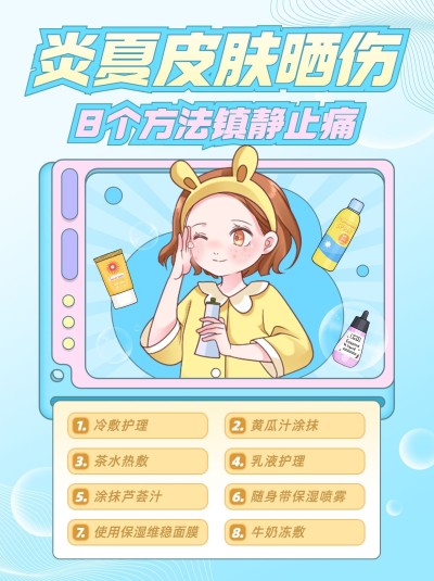 夏日护肤指南小红书配图