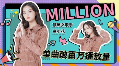 综艺风明星应援数据总结混剪横版视频封面