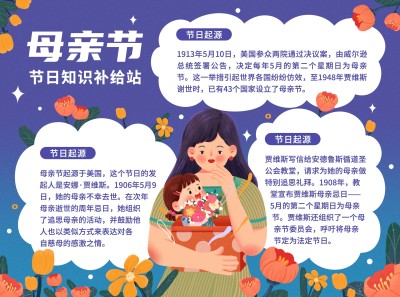 母亲节手抄报