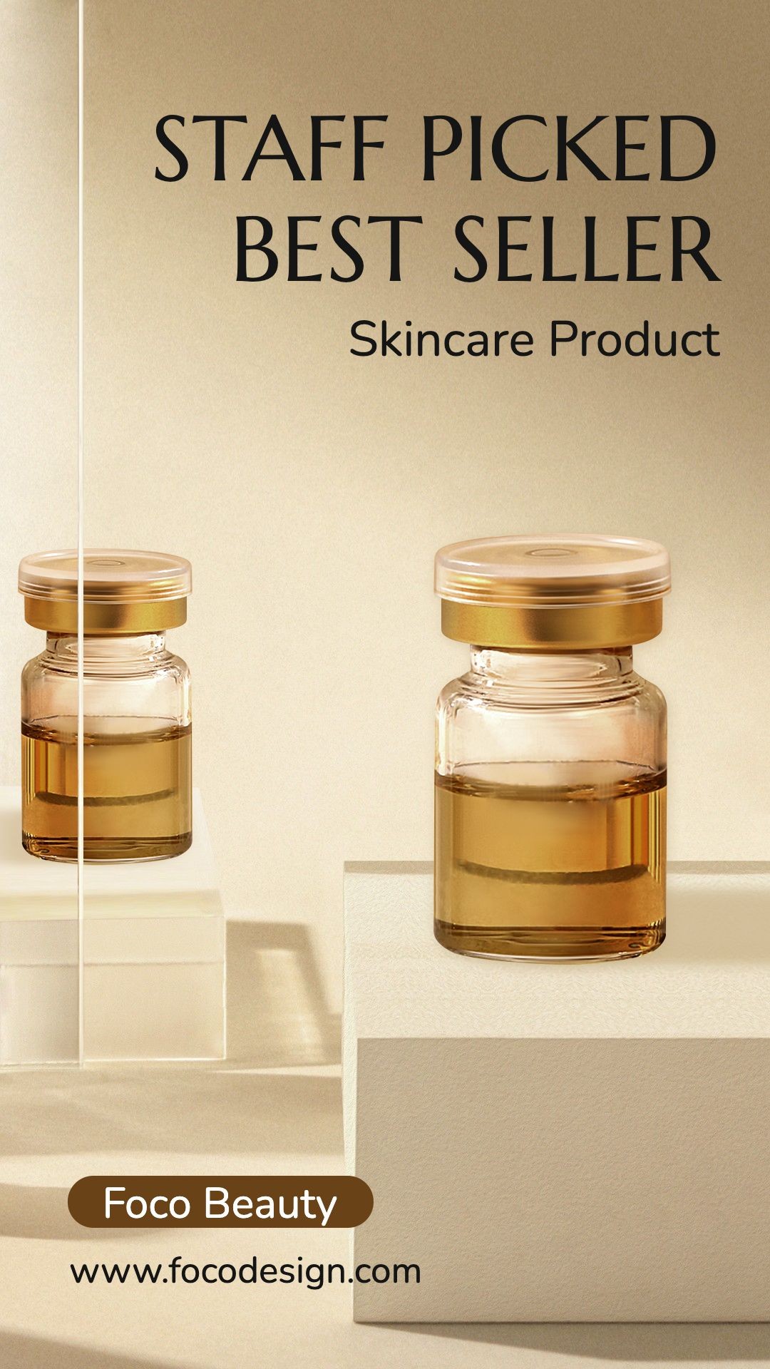 Light Element Skincare Personal Care Promo Display Ecommerce Story预览效果