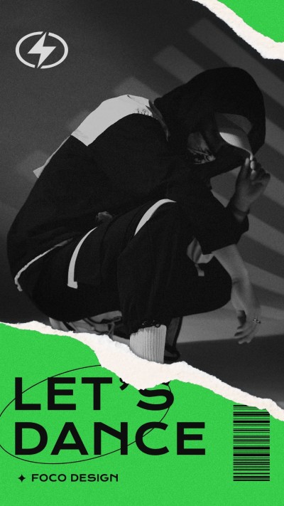 Fashion Style Paper Tear Cool Boy Instagram Story