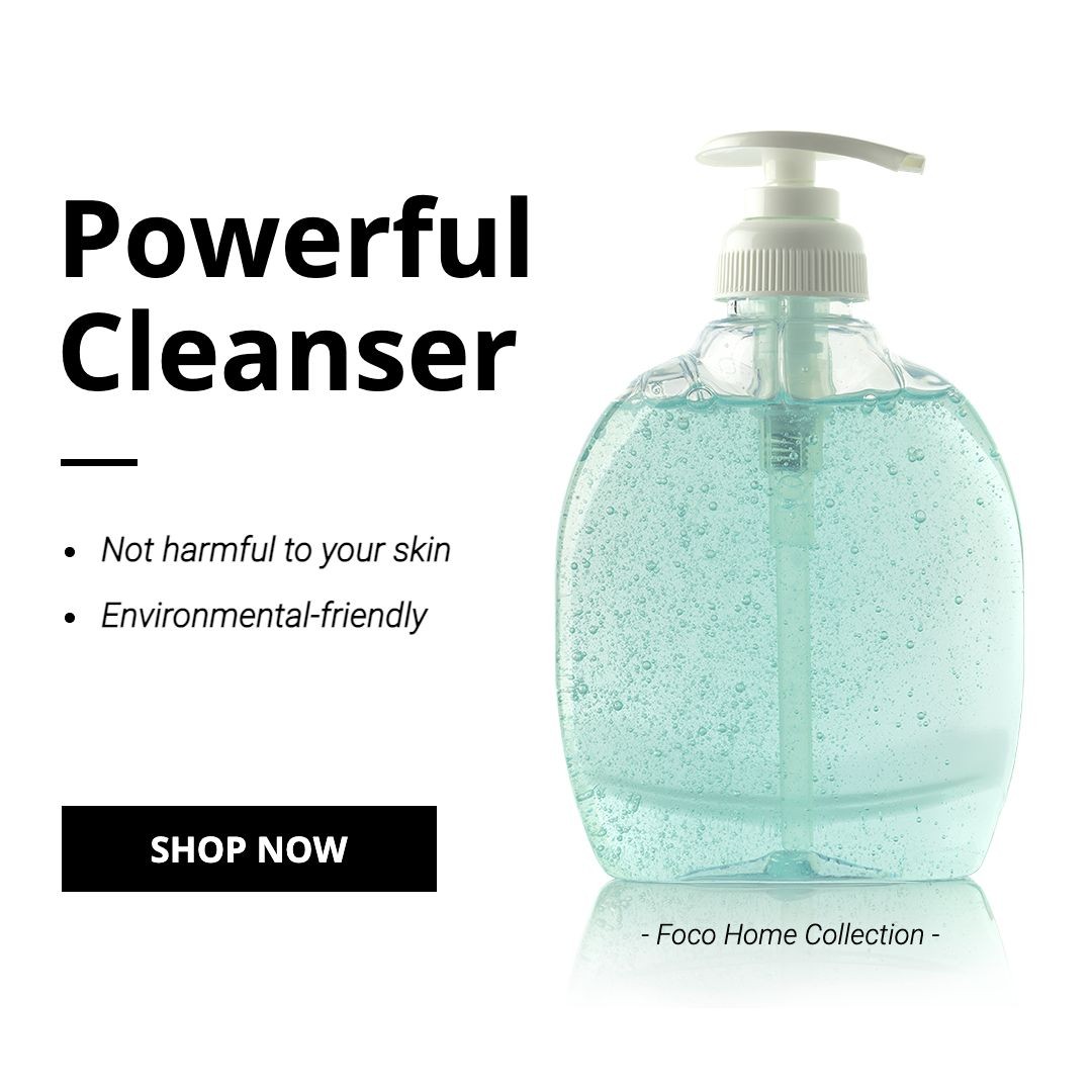 Home Cleaning Product Promo Ecommerce Product Image