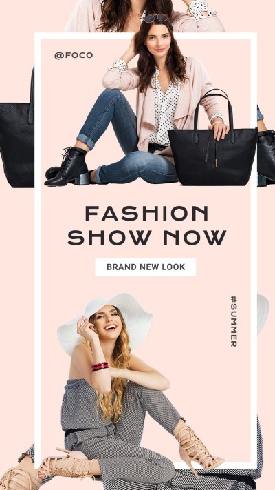 Magazine cover style Brand New Look Display Instagram story