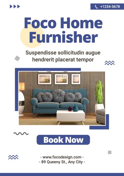 Commercial Home Furnisher Service Promo Flyer