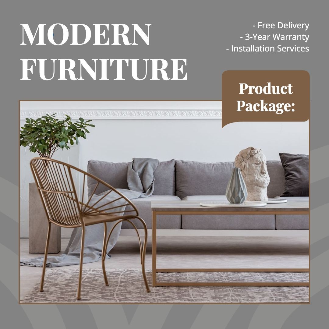 Furniture Sofa Display Promo Ecommerce Product Image