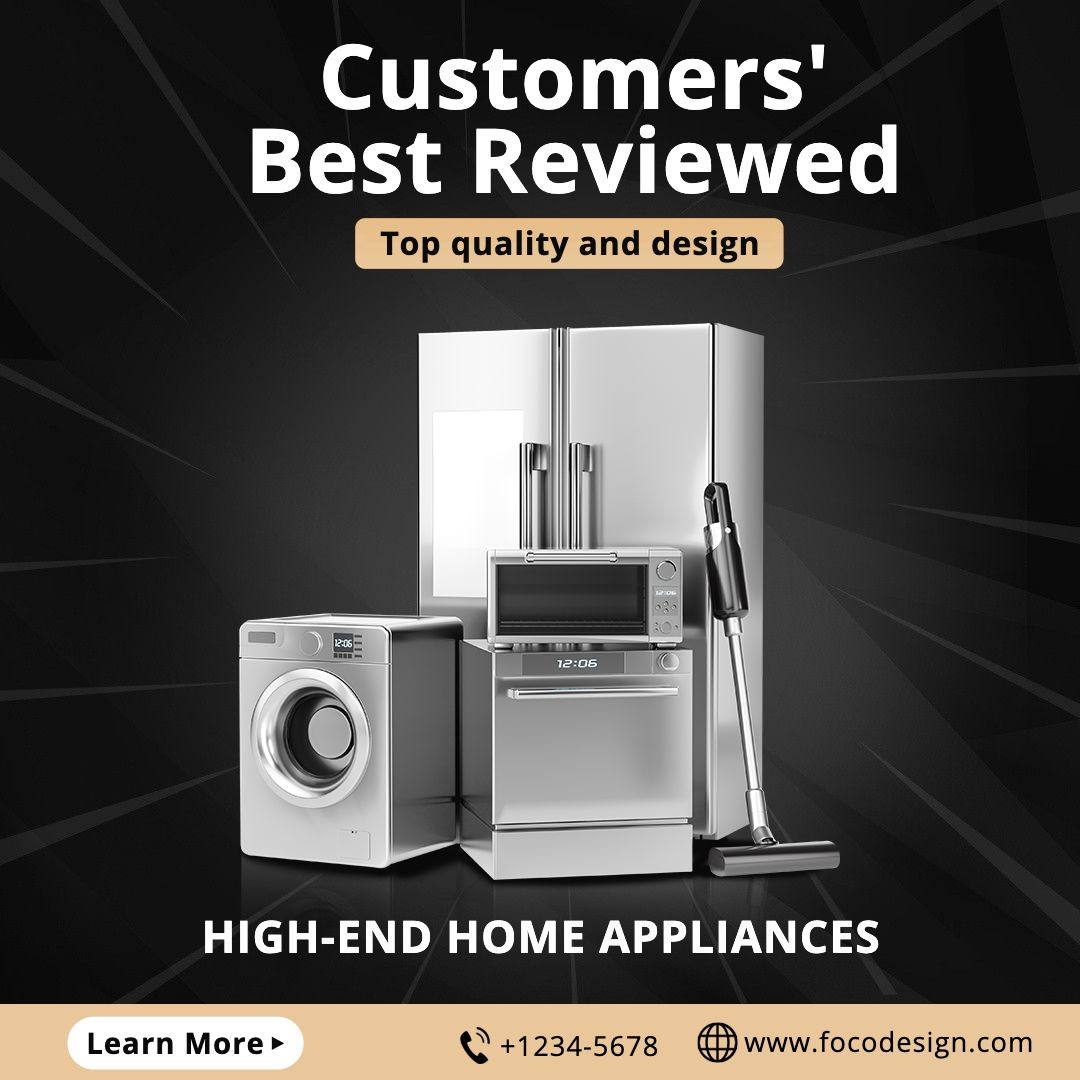 家用电器产品营销电商主图Home Home Appliance Product Promo Ecommerce Product Image预览效果