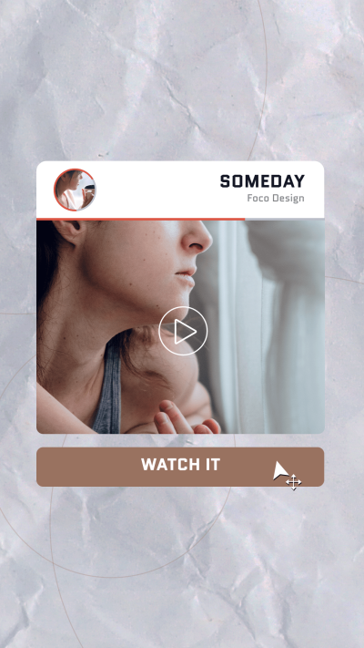Literary Pleated Paper Background iPhone interface simulation Instagram story
