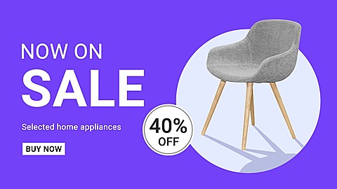 Home Furniture Sale Promo Ecommerce Banner