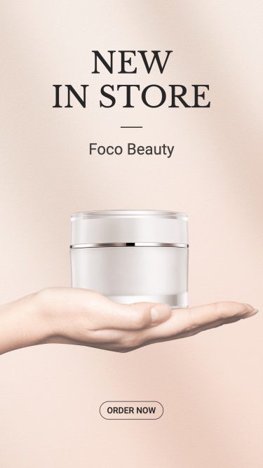 Simple Skincare Cosmetics New Arrival Ecommerce Story
