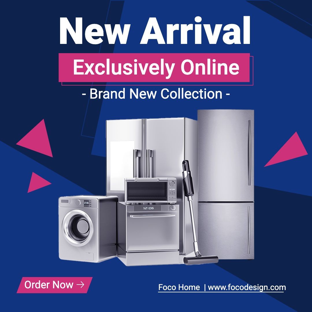Home Electronic Appliances New Arrival Online Sale Ecommerce Product Image预览效果