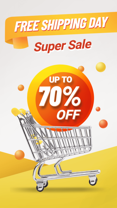 Free Delivery Day Home Furniture Sale Promotion Ecommerce Story