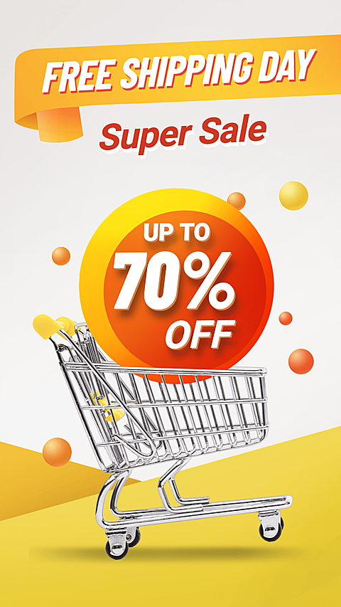 Free Delivery Day Home Furniture Sale Promotion Ecommerce Story