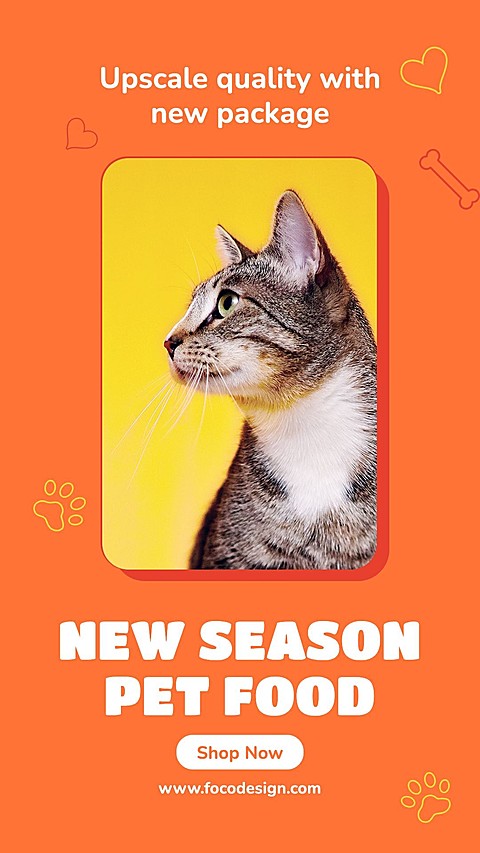Love Heart Element Simple Style Pet Product Supplies Promo Ecommerce Story