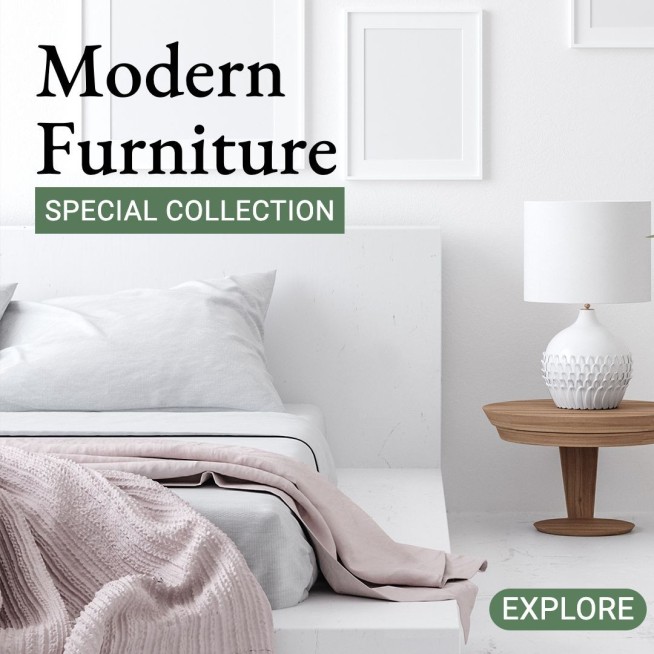 Green Rectangle Furniture Promo Bed Display Ecommerce Product Image预览效果