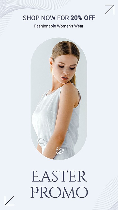 Arrow Element Easter Women's Fashion Sale Promotion Ecommerce Story