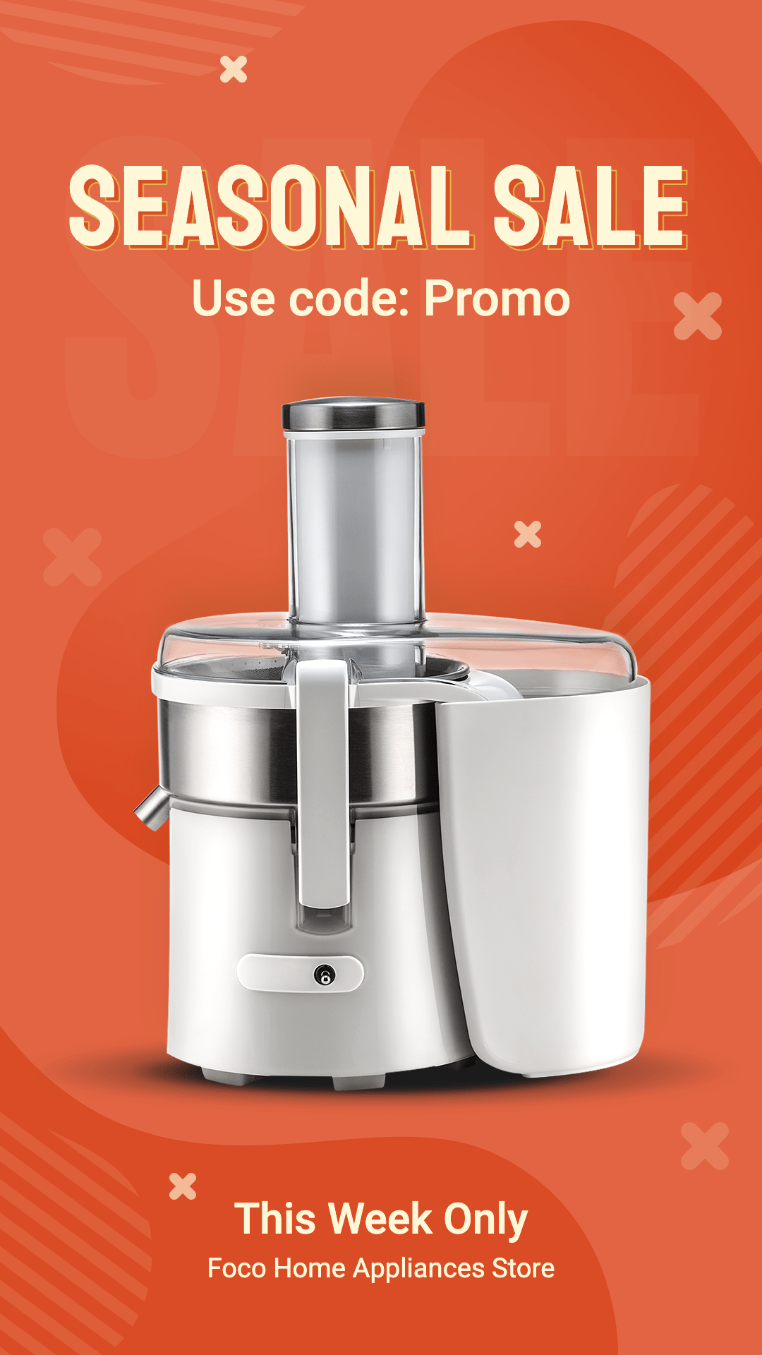 Home Electronic Kitchenware Cookware Sale Promo Ecommerce Story预览效果