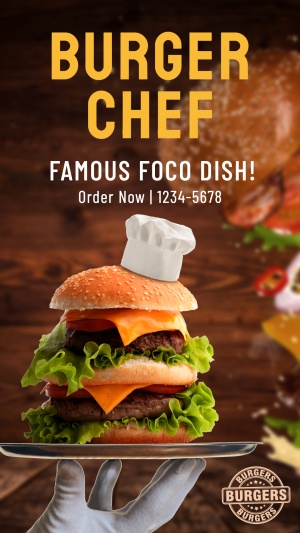 Creative Bueger Chef Display Promo Ecommerce Story