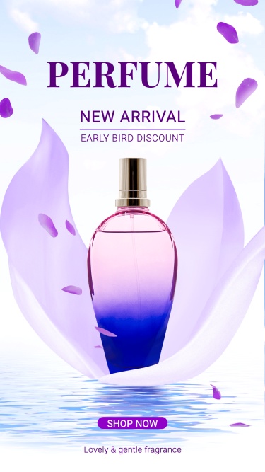 Sky Element Women’s Perfume Fragrance Sale Promotion Ecommerce Story