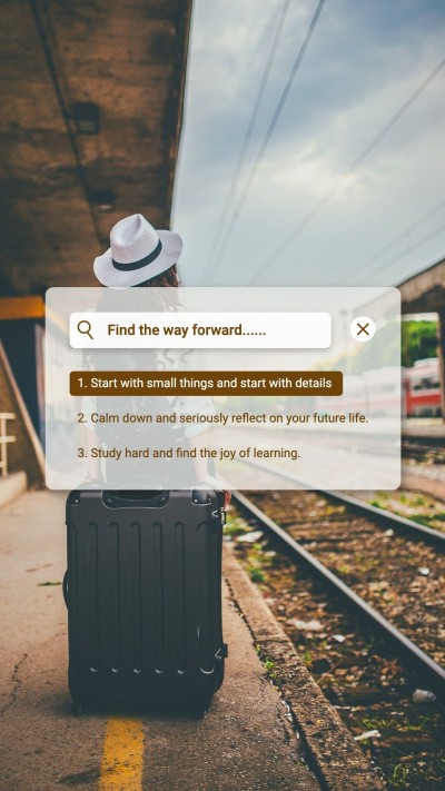 Fashion Style iPhone interface simulation Literary Travel Woman Instagram story