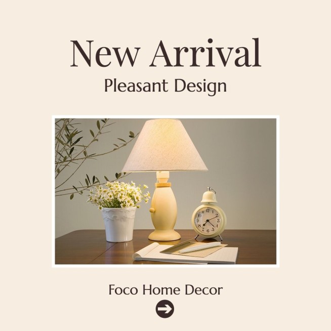 家用装饰品新品上市电商主图Home Decoration New Arrival Promo Ecommerce Product Image预览效果