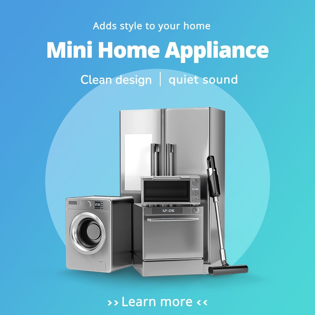 Home Electronic Appliances Ecommerce Product Image