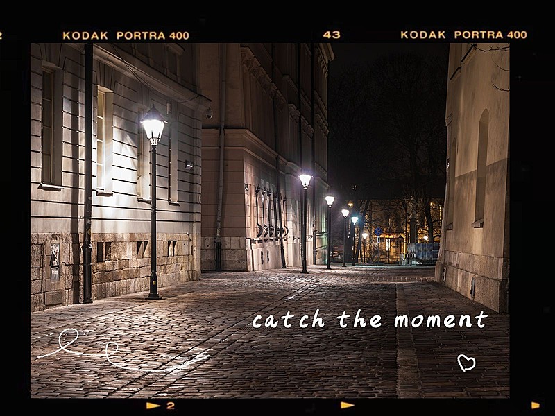 街边风景晒照界面风plog模板