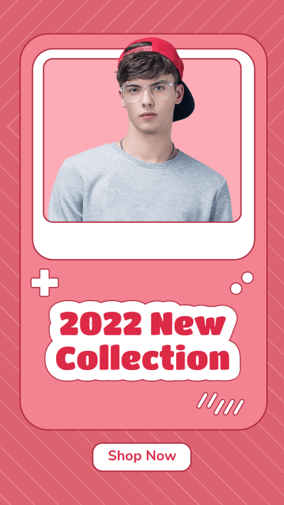 Creative Style Men's Wear New Collection Ecommerce Story