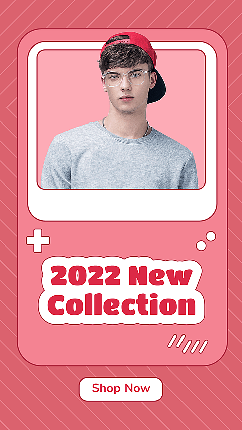Creative Style Men's Wear New Collection Ecommerce Story