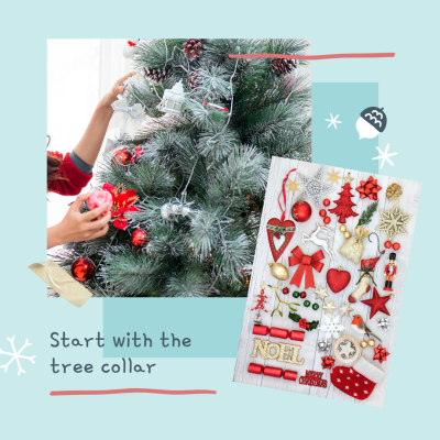 Literary Style Christmas Decoration Teaching Instagram Post