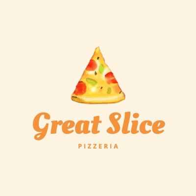 Pizza Pizzeria Food Logo