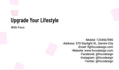 Minimalist Style Rectangle Element Women's Wear Brand Introduction Business Menu