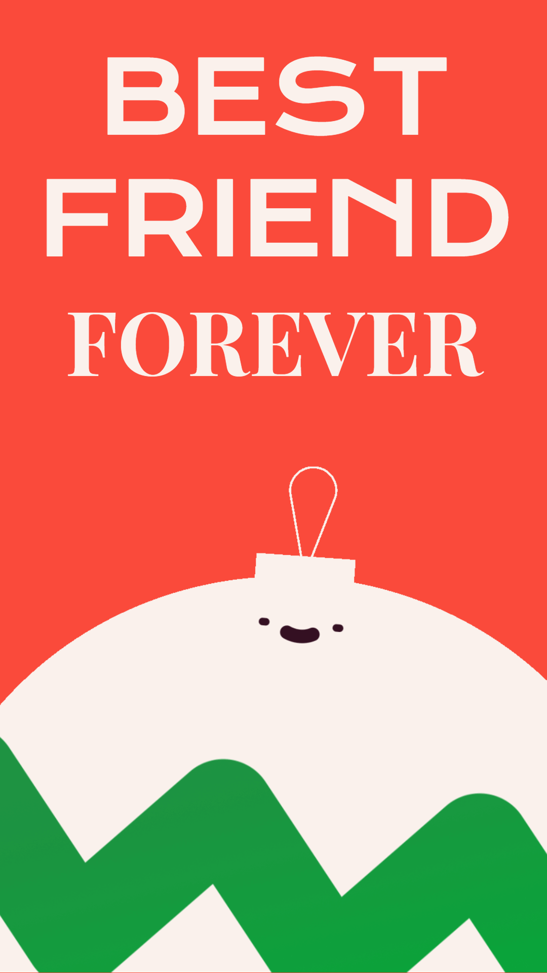 Simple Cute Style Cartoon Smile Face Friendship Text Instagram Story Video