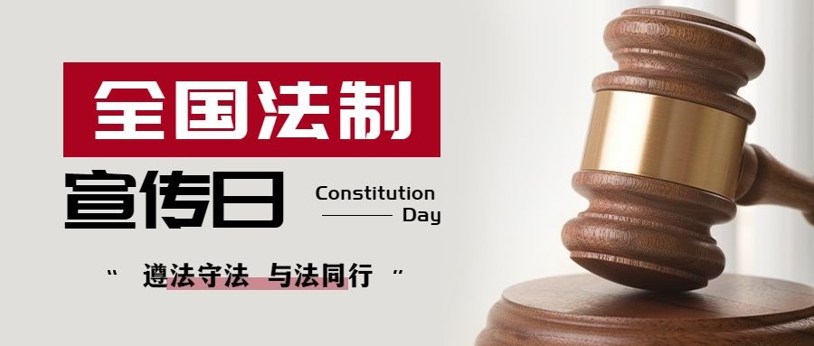 全国法制宣传日宪法法律公众号首图预览效果