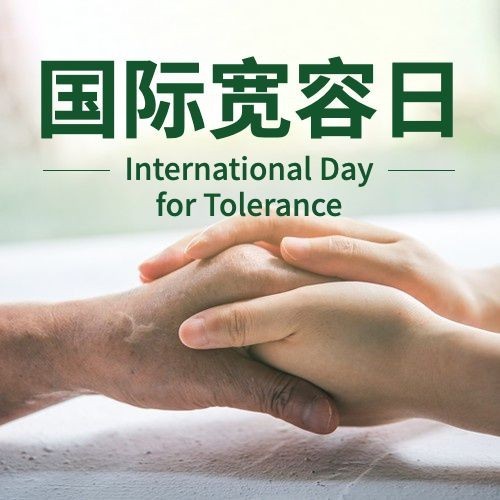 国际宽容日节日祝福实景公众号次图预览效果