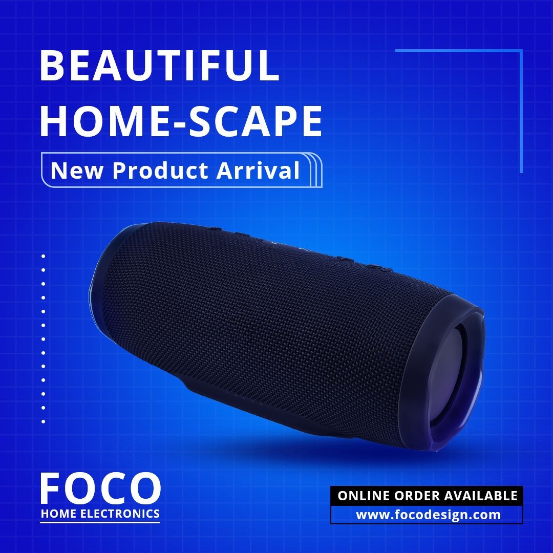Speaker Home Electronic Device New Arrival Ecommerce Product Image预览效果