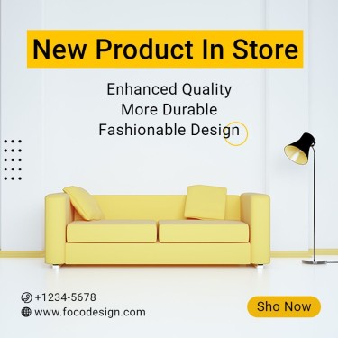 Home Furniture New Arrival Ecommerce Product Image