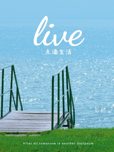 电影海报/杂志通用简约风plog模板