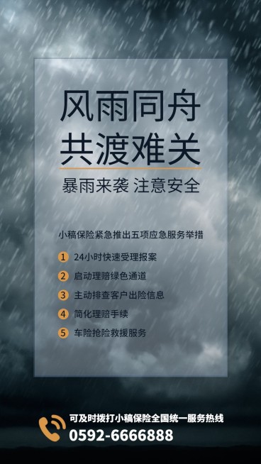 金融保险重要通知知识科普合成海报预览效果