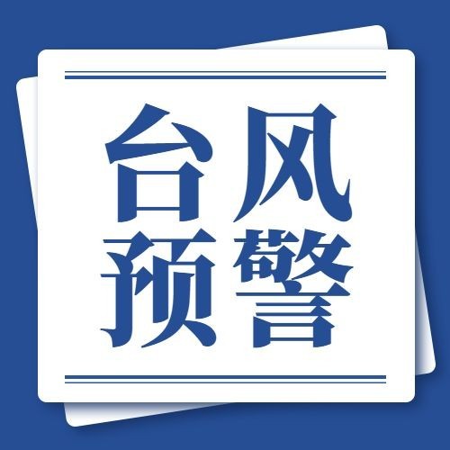 台风预警信号公众号次图预览效果