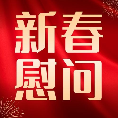 融媒体春节疫情防控走访慰问简约政务图框公众号次图预览效果
