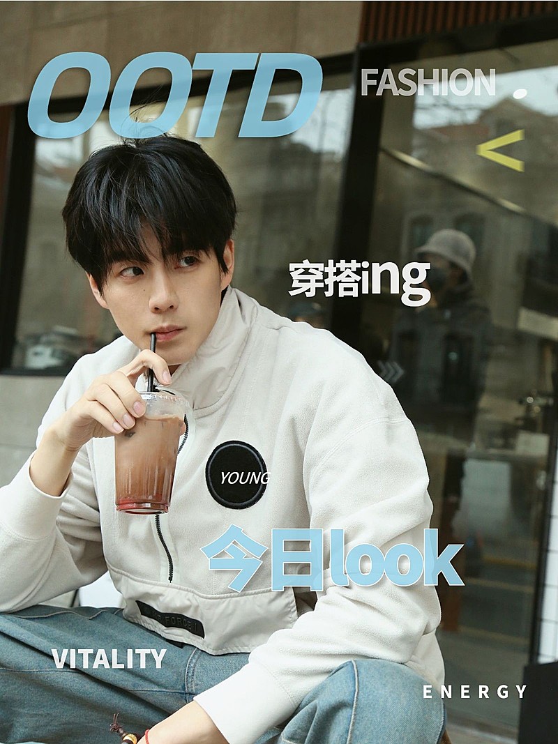 Ootd春日穿搭生活分享简约风plog模板