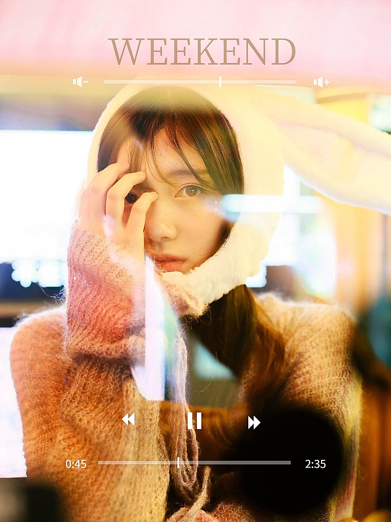 周末晒自拍日常界面风plog模板