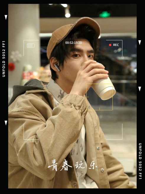 五四青年节假期探店胶片风plog模板预览效果