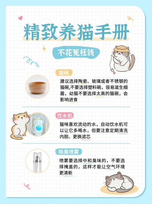 宠物饲养攻略小红书配图预览效果