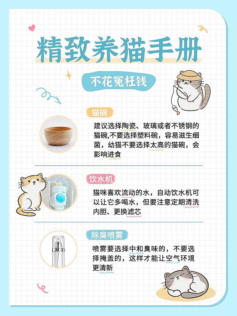 宠物饲养攻略小红书配图