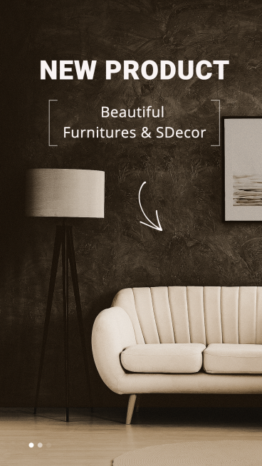 Furniture New Product Arrival Promo Ecommerce Story预览效果